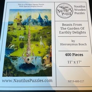 Nautilus wooden puzzle Beast from the Garden